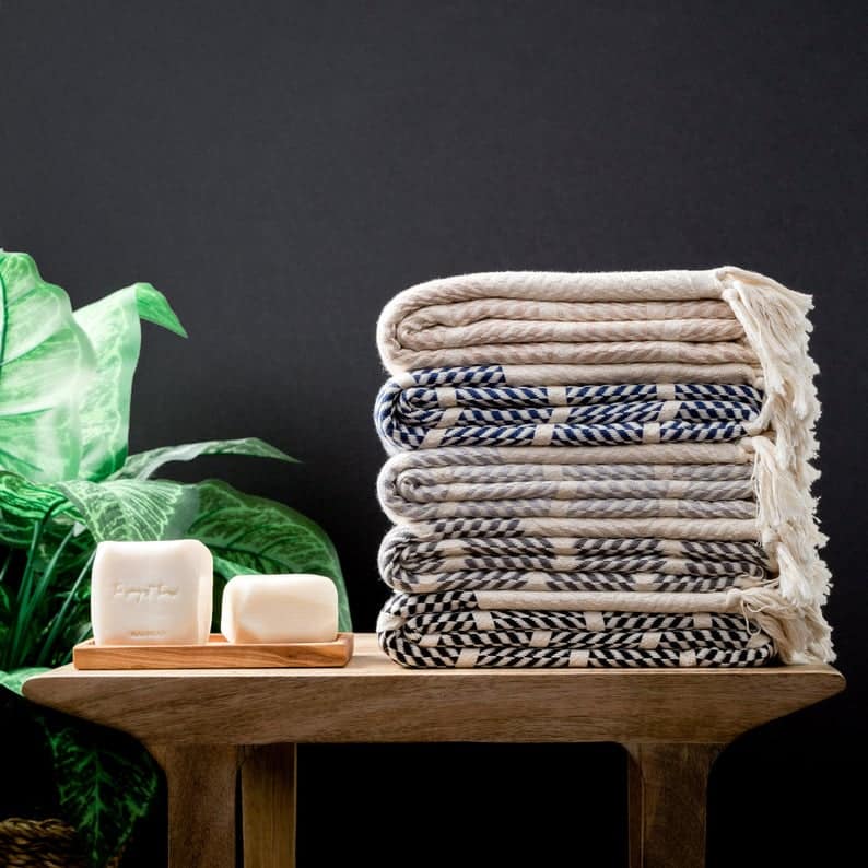 bridal party gifts: turkish towels