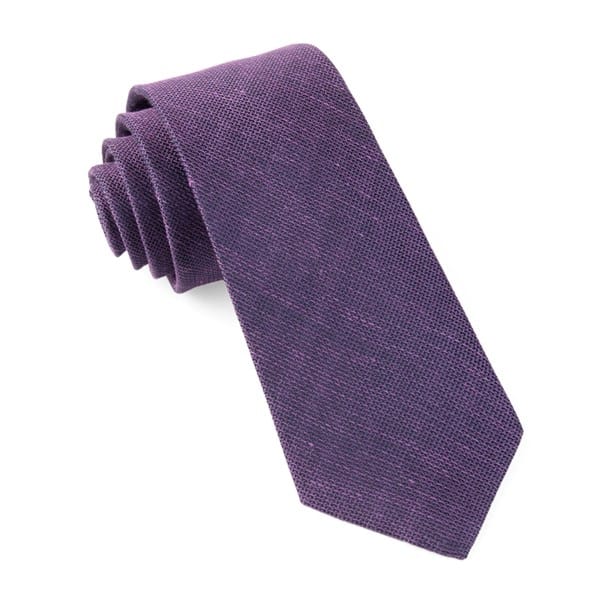 6 year wedding anniversary idea for him: purple tie