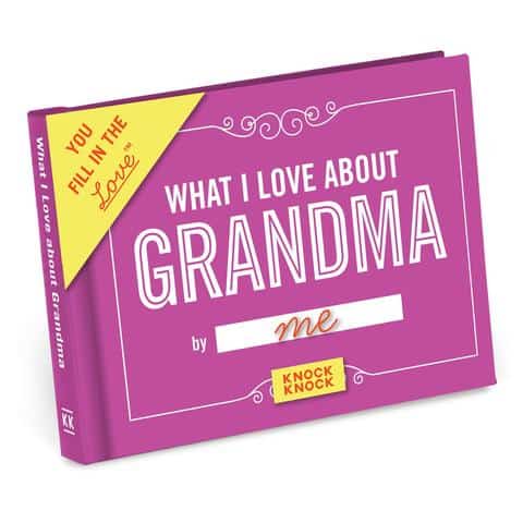 gift for grandma: what i love about grandma journal