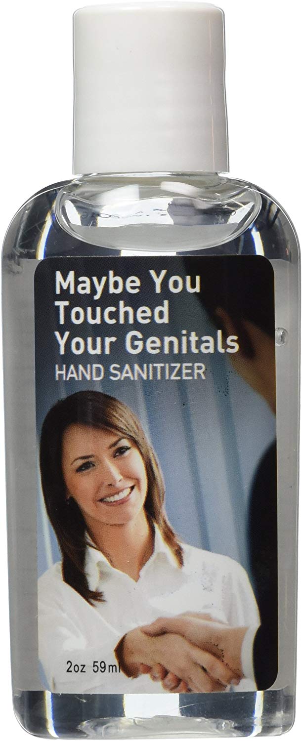 your genitals hand sanitizer