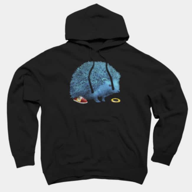 gaming clothing: sonic hoodie