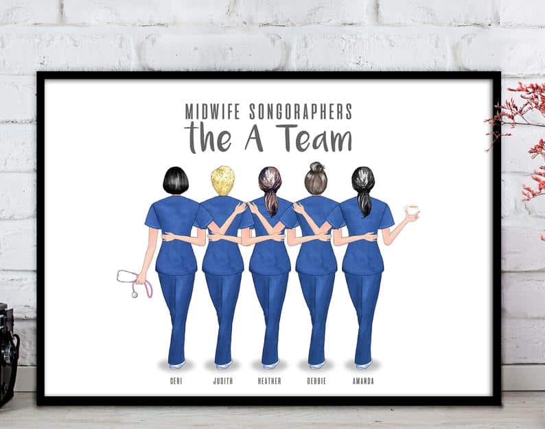 Midwife Team Print