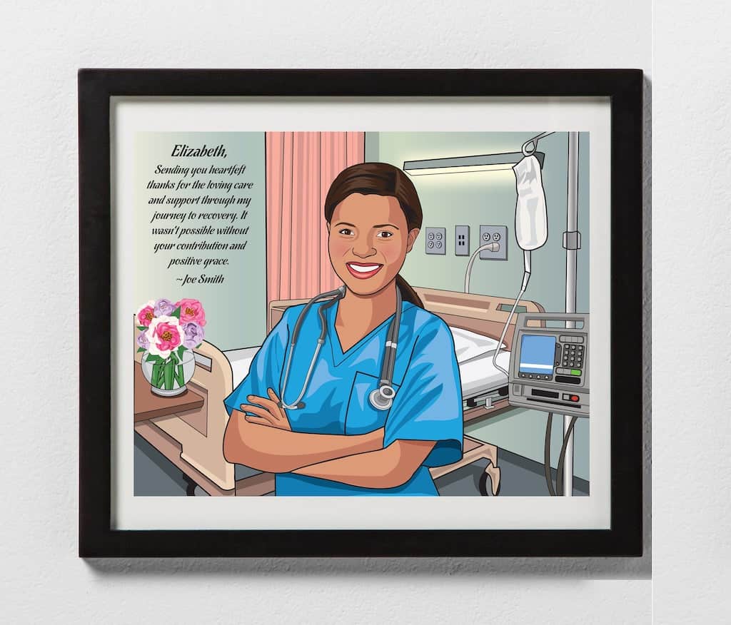 Nurse Appreciation Gift - Nurse Caricature