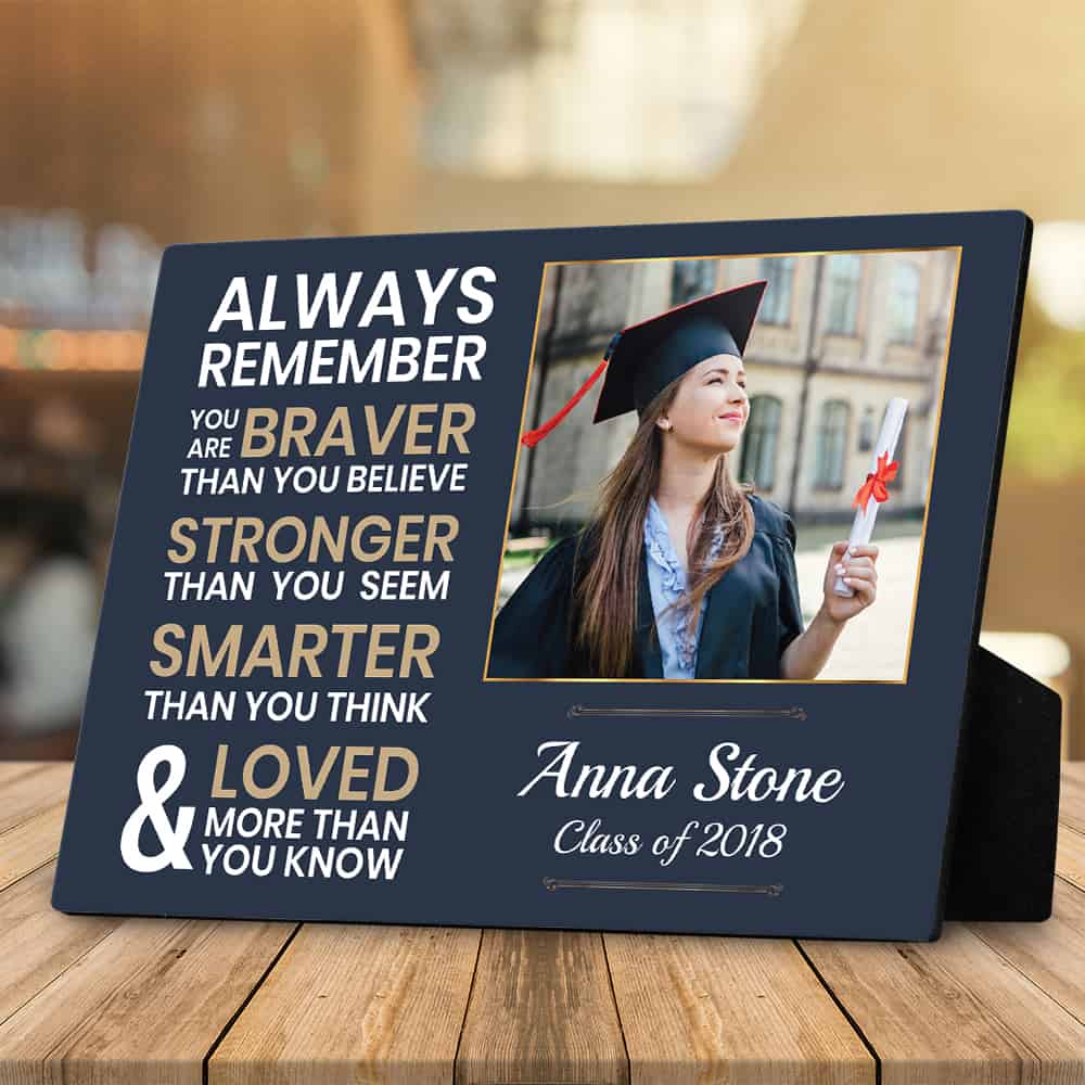 You Are Braver Than You Believe Plaque - Nurse Graduation Gifts