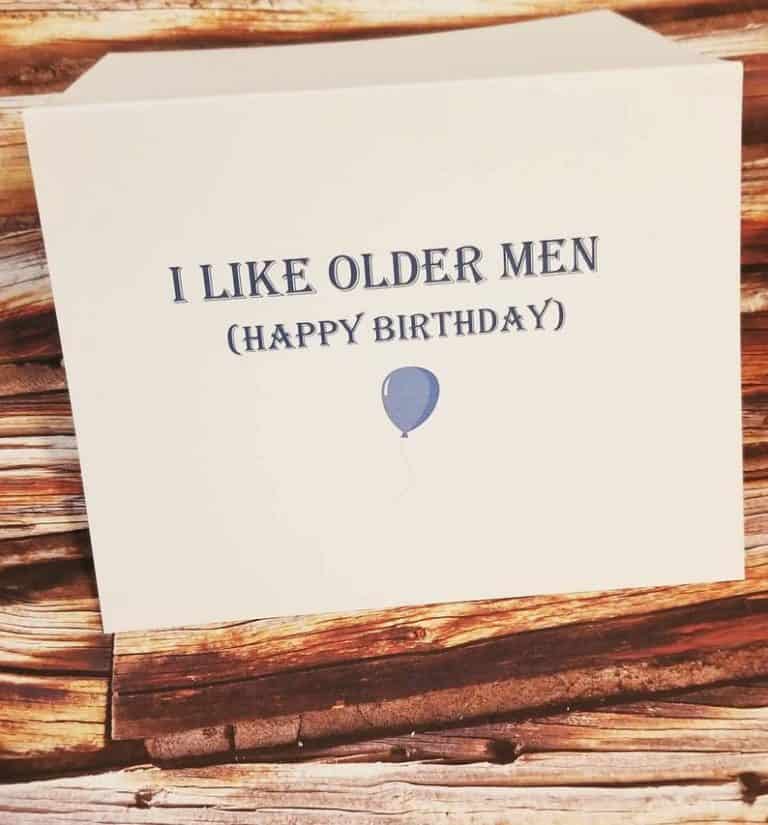 a funny birthday card for husband