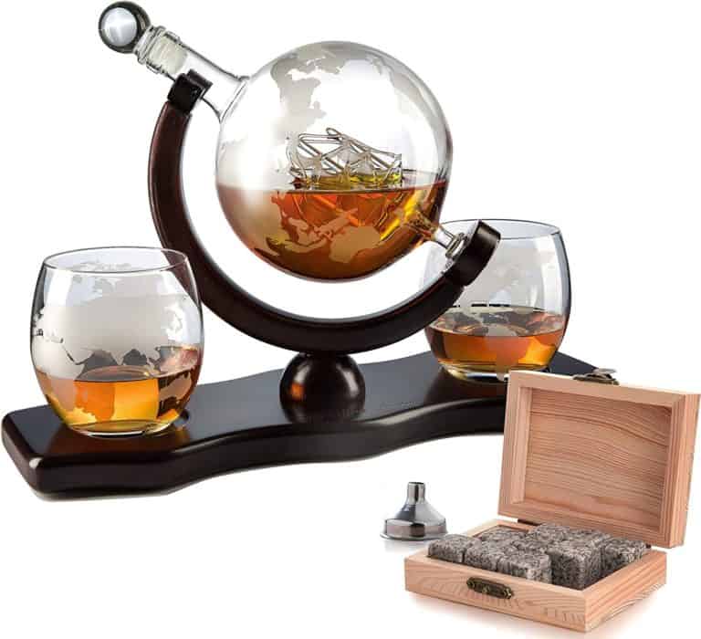 unique gift ideas for husband: wine decanter gift set