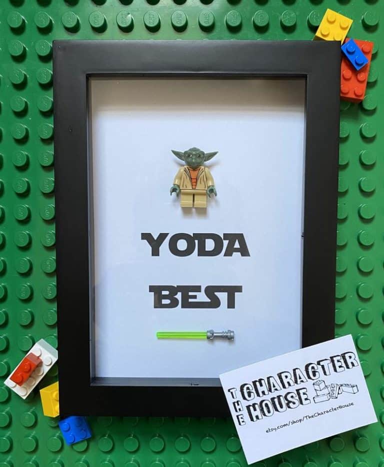 star wars gift for him: yoda best frame