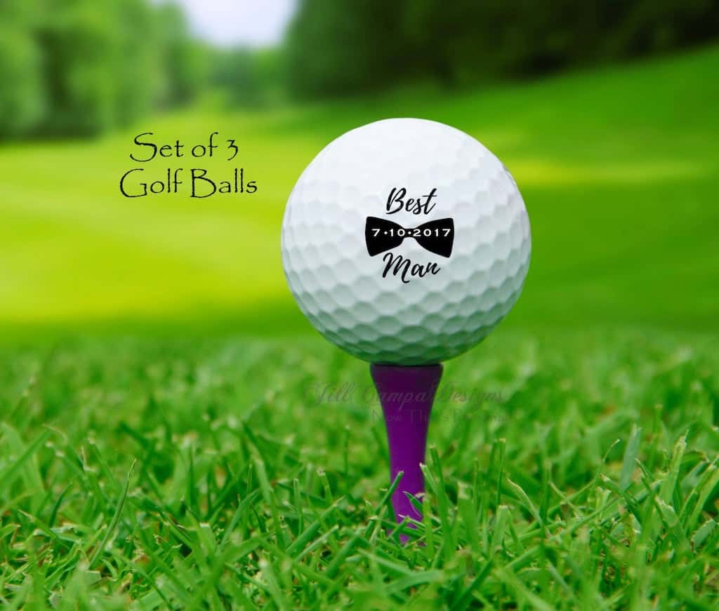 Best Man Custom Golf Balls