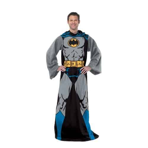 A soft throw blanket looking like Batman suit - funny gifts for brother's man cave