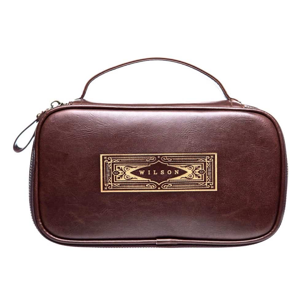 Personalized Mens Leather Dopp Kit For Best man