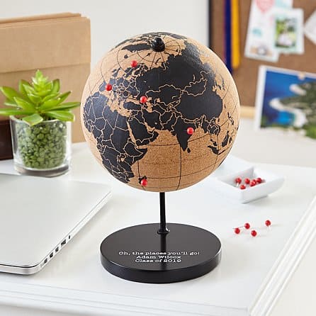 going to college gifts:The Places You'll Go Cork Globe