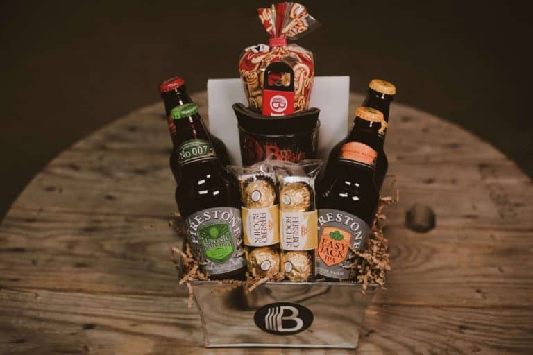 gifts for father: craft beer sampler gift basket