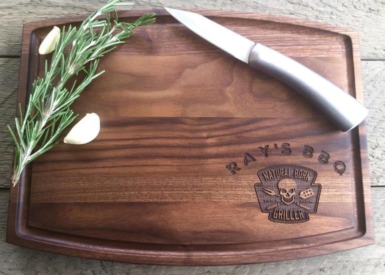 personalized grill gifts: custom cutting board