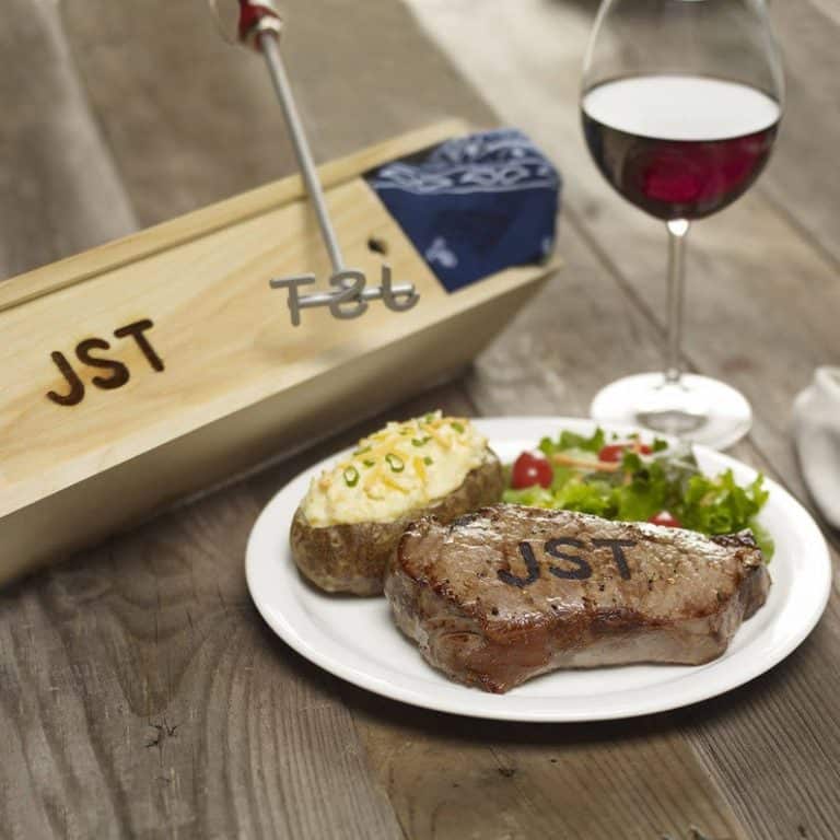 cool grill gifts: custom steak brander