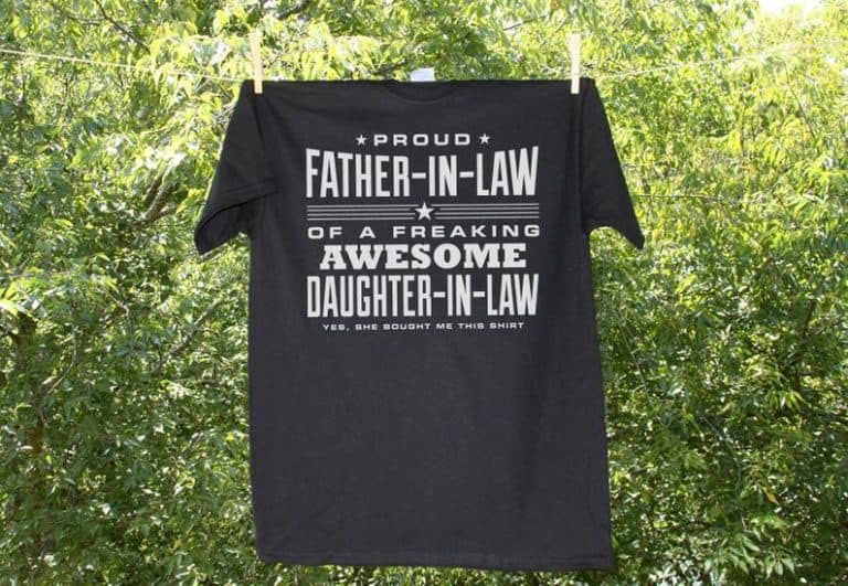 funny gift idea for father in law: father in law t-shirt
