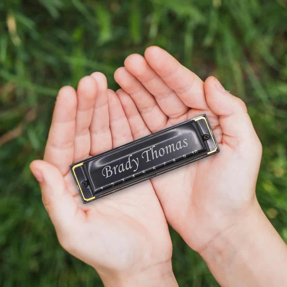 harmonica for best man gift