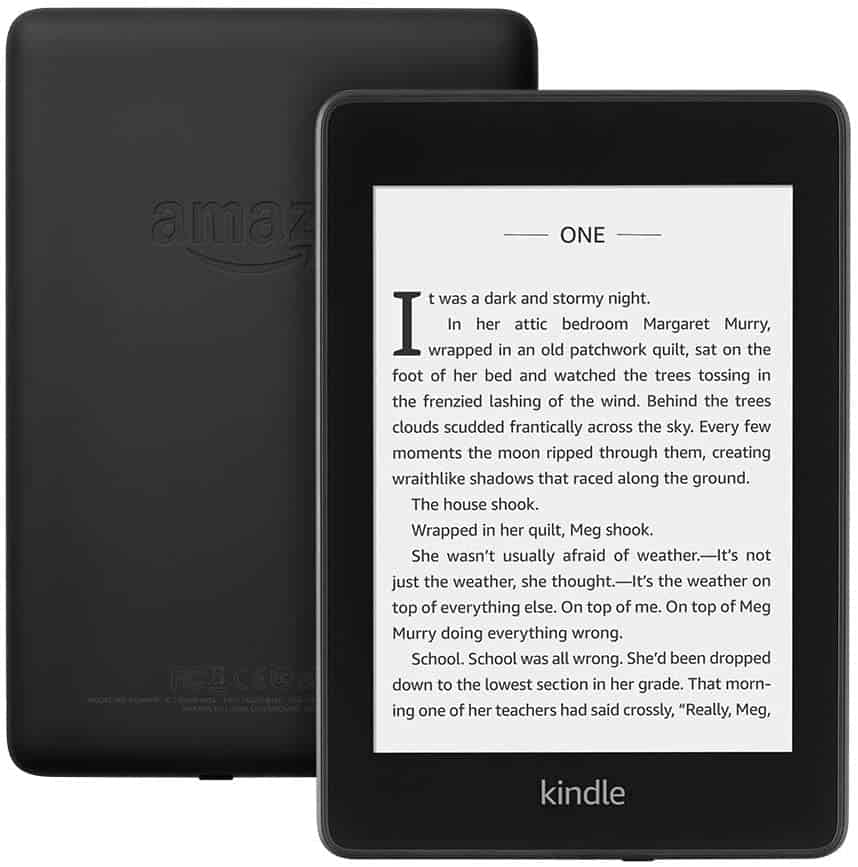tech gift for dad: kindle paperwhite