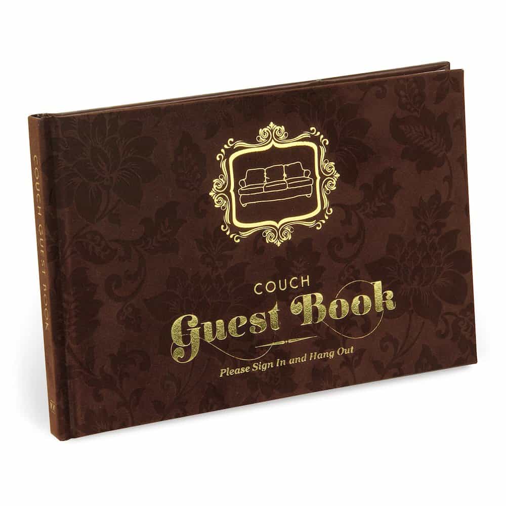 knock knock couch guest book
