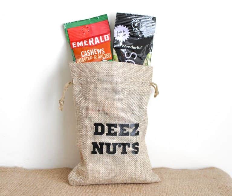 gag gifts for dad: Deez Nuts Nut Sack