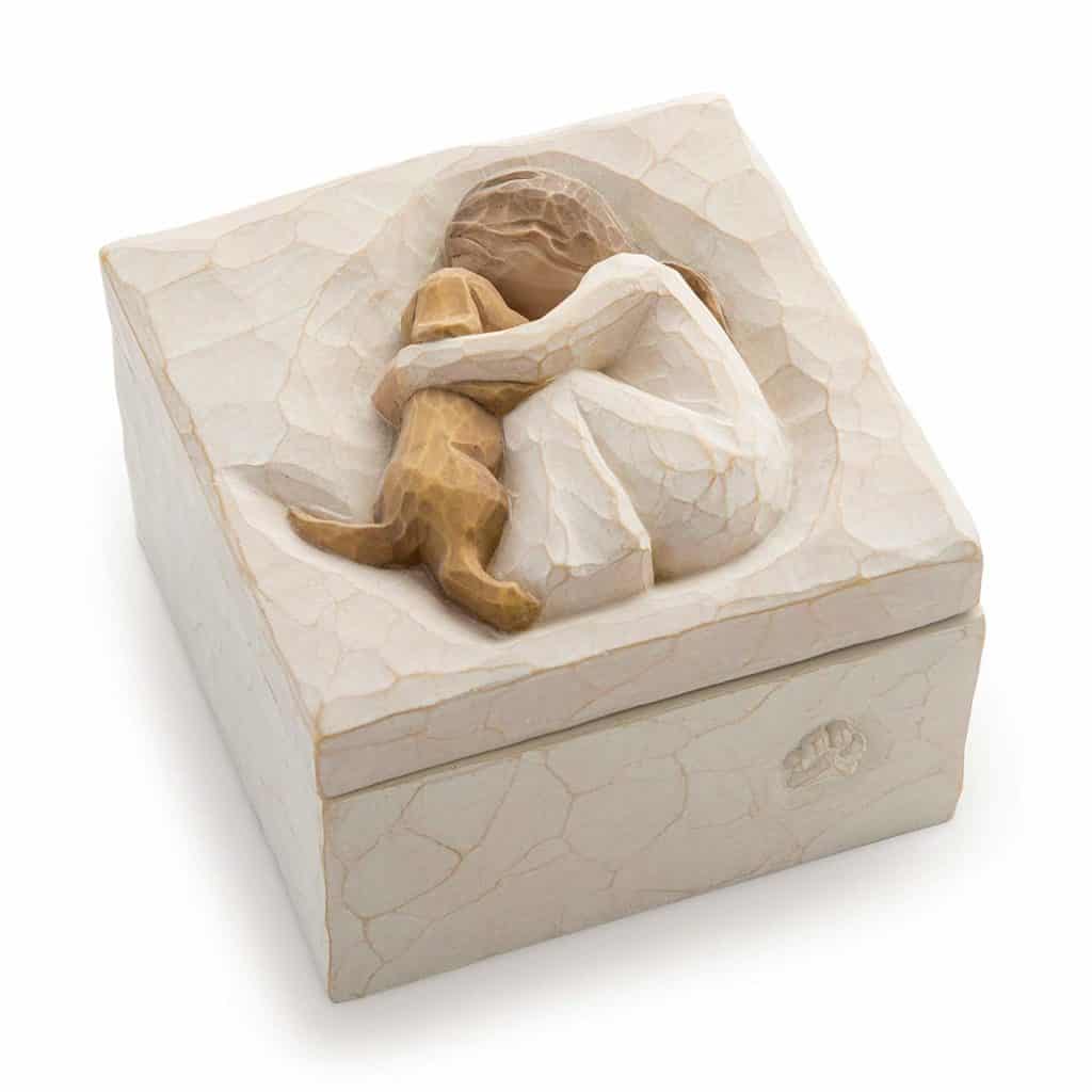 unique gifts for dog lovers: sculpted keepsake box