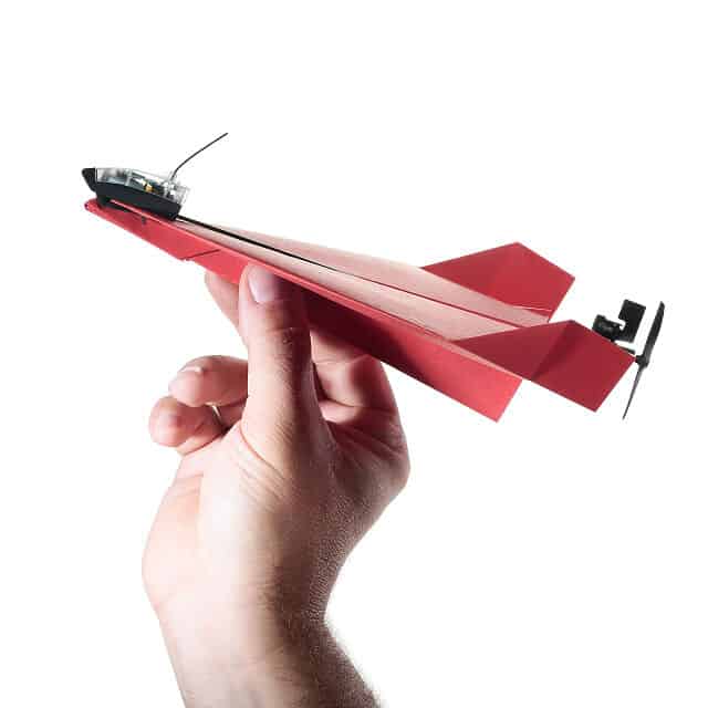 funny gift idea for dad: smartphone controlled paper airplane