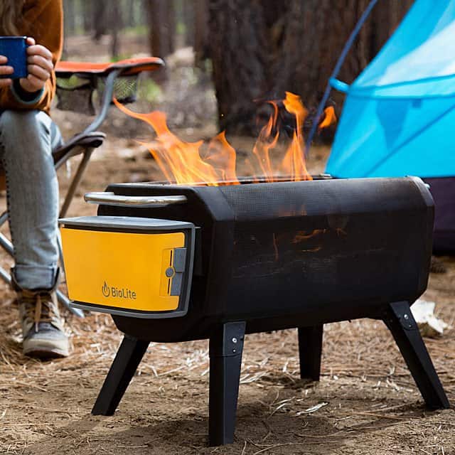 grill gift for men: smokeless portable fire pit and grill