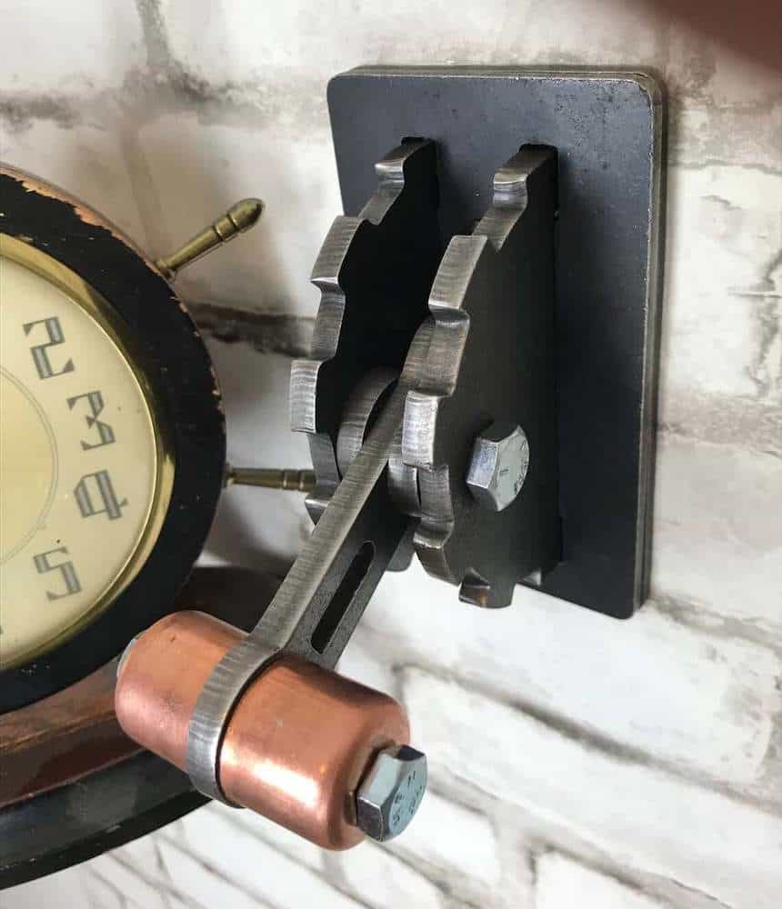 steampunk industrial light switch for man cave