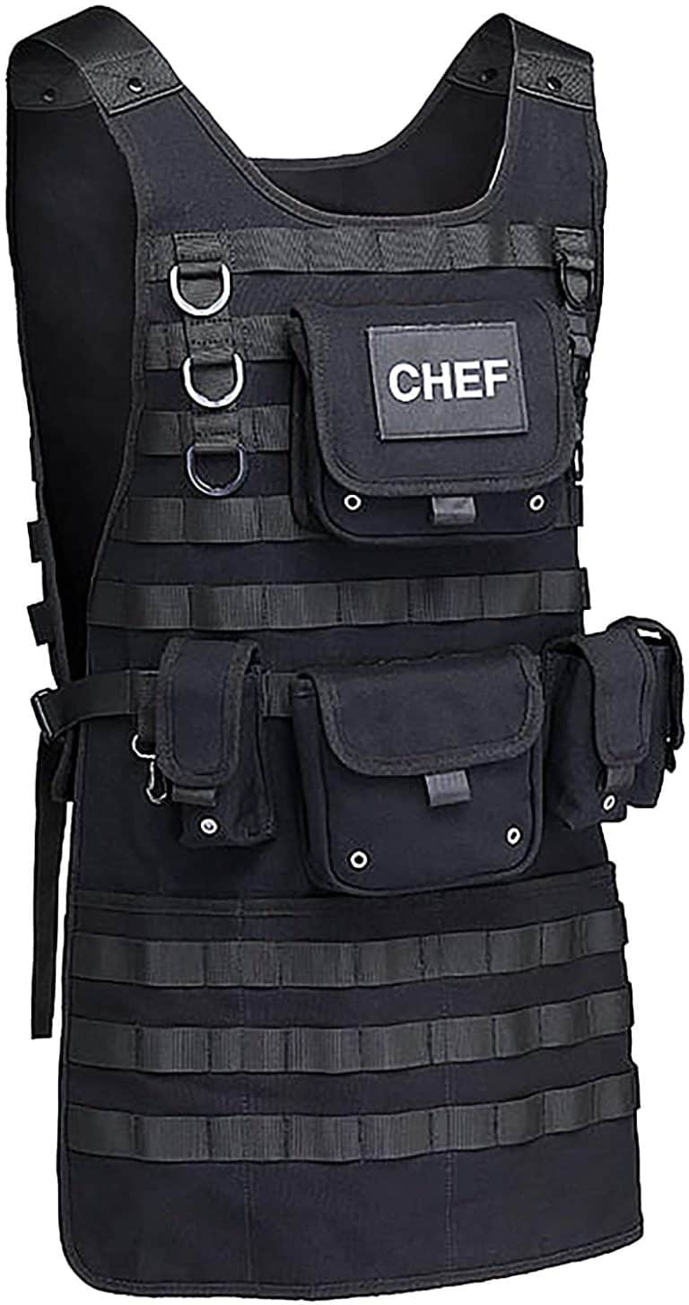 unique grill gifts: tactical molle apron