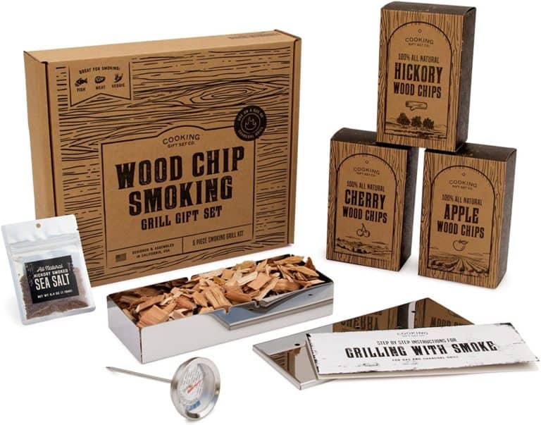 gifts for meat smokers: wood chips gift set
