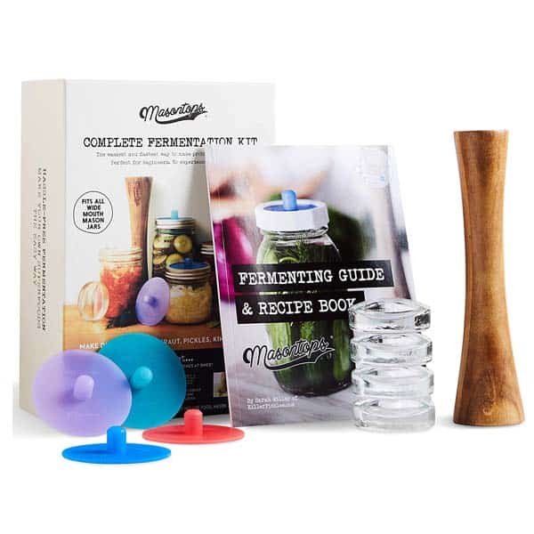 a good father's day gift: Mason Jar Fermentation Kit