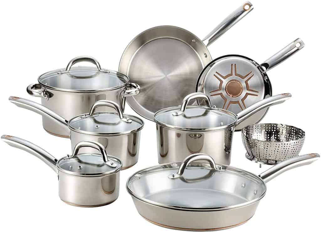 anniversary gifts for friend: stainless steel cookware set