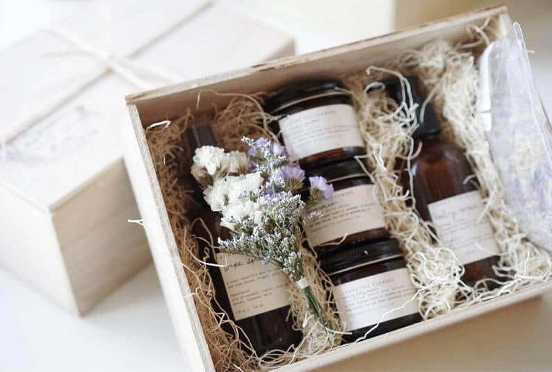 thoughtful first mothers day gifts: new mom and baby gift box