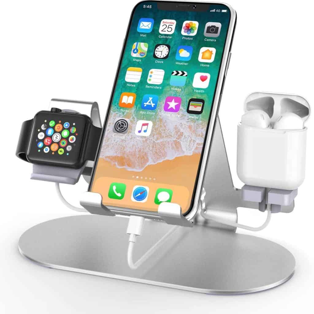 cool gifts for brother in law: Apple Aluminum Charging Station