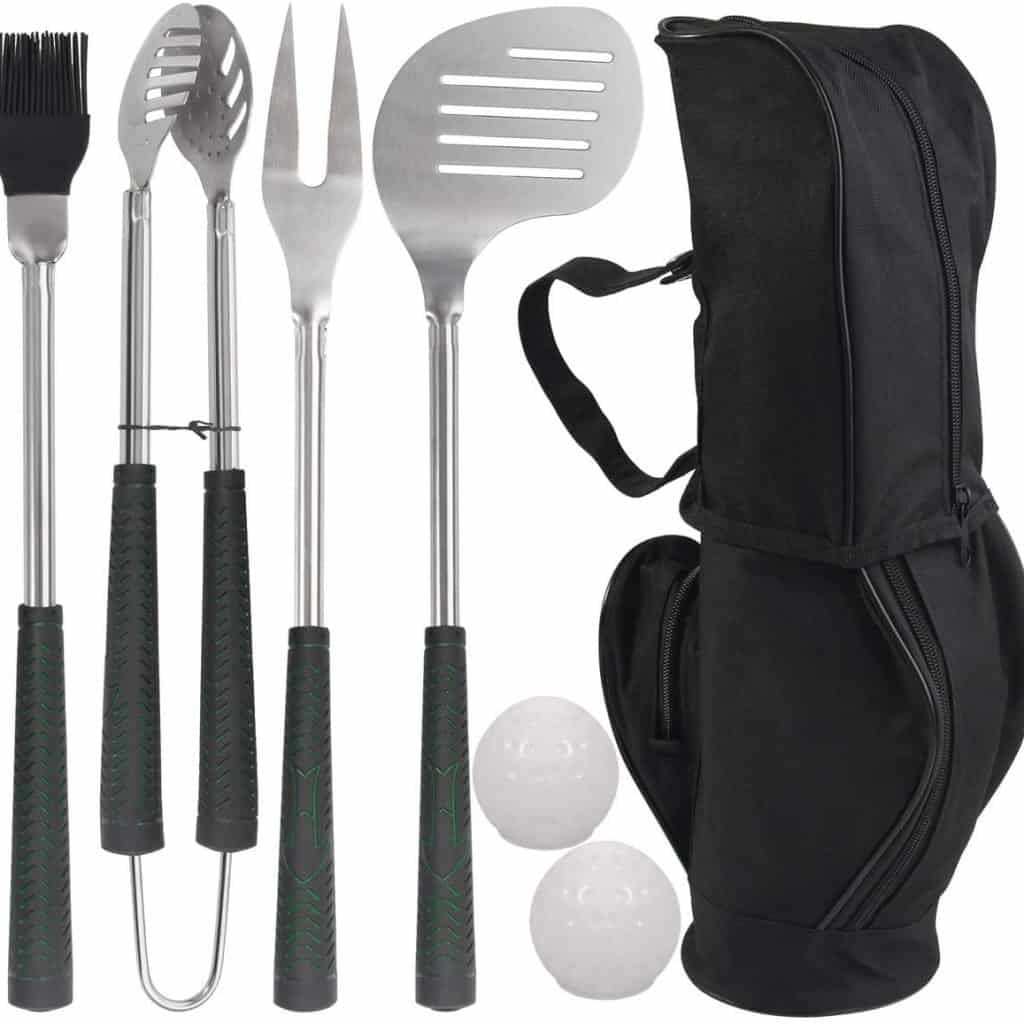 brother in law gift ideas: Golf BBQ Grill Tools Set