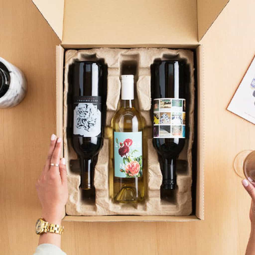Wine Subscription with 3 bottles in a box - retirement gifts for men