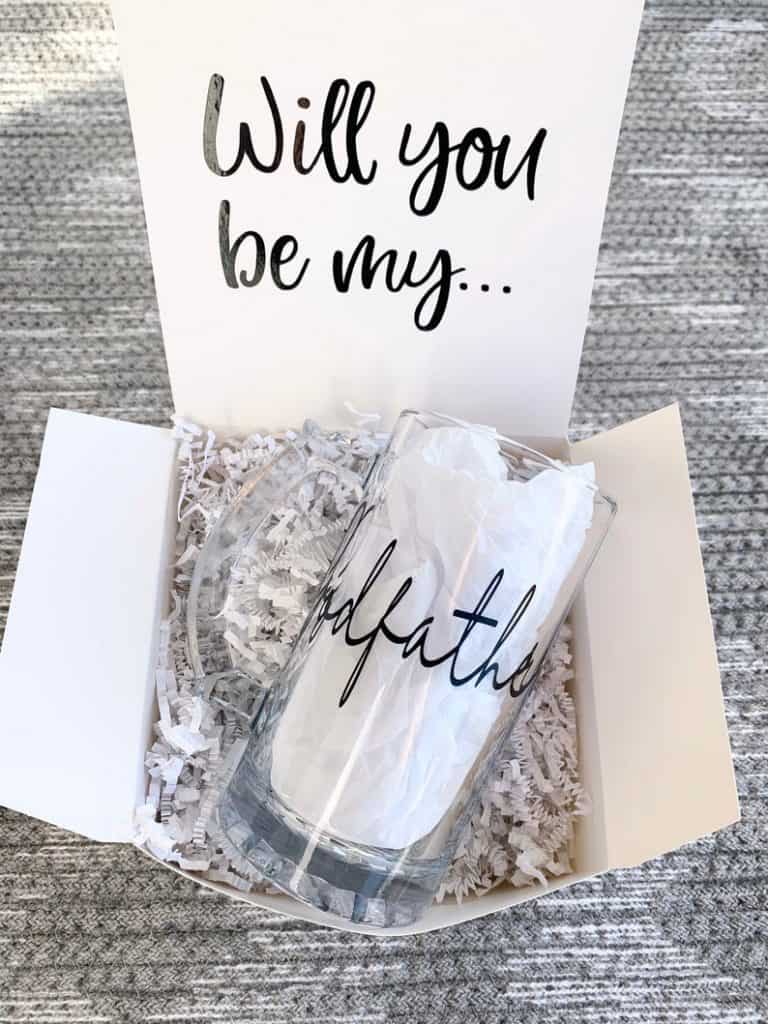 will you be my godfather gift box