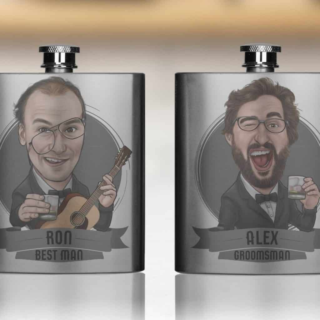 Groomsmen Flask - groomsmen gift ideas
