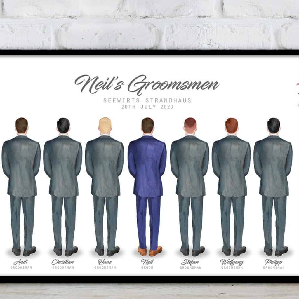 Groomsmen Print - best groomsmen gifts