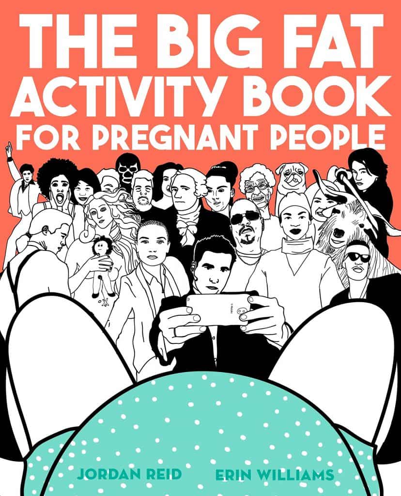 funny baby shower gift for mom: The Big Fat Activity Book for Pregnant People