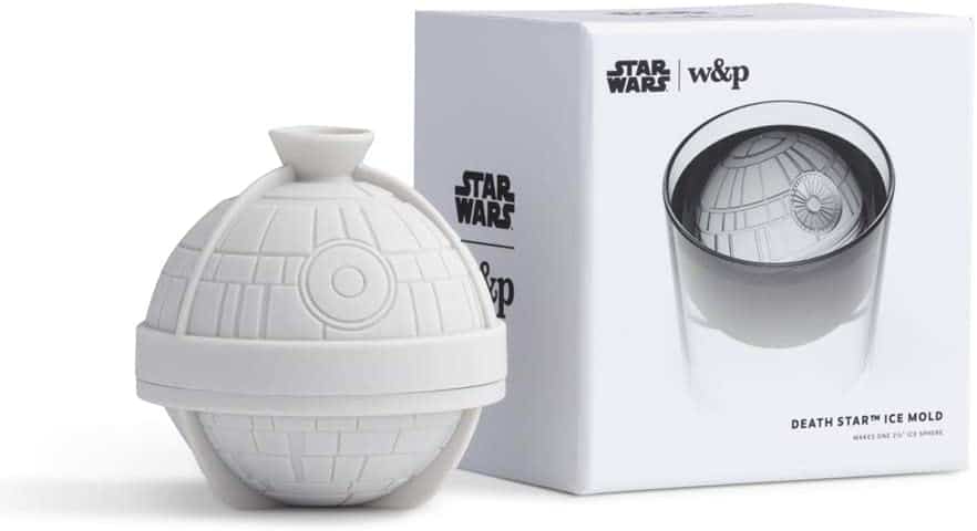 star wars gift for whiskey drinker: death star ice mold