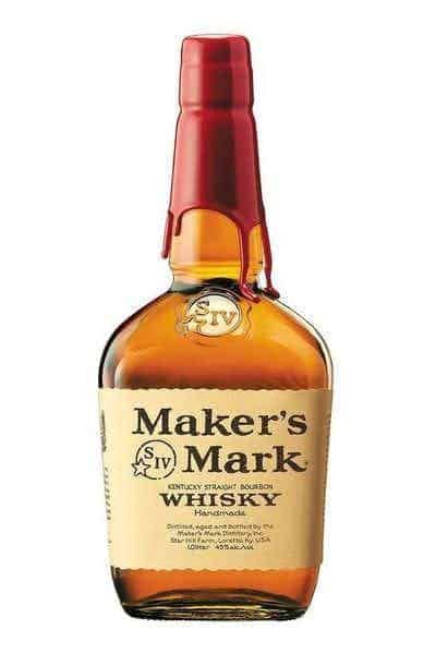 gift for whiskey drinker: a bottle of Maker's Mark Bourbon Whiskey