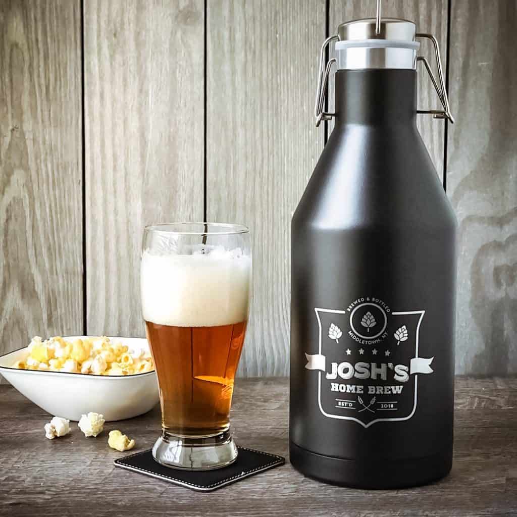 Personalized Growler - groomsmen alcohol gifts