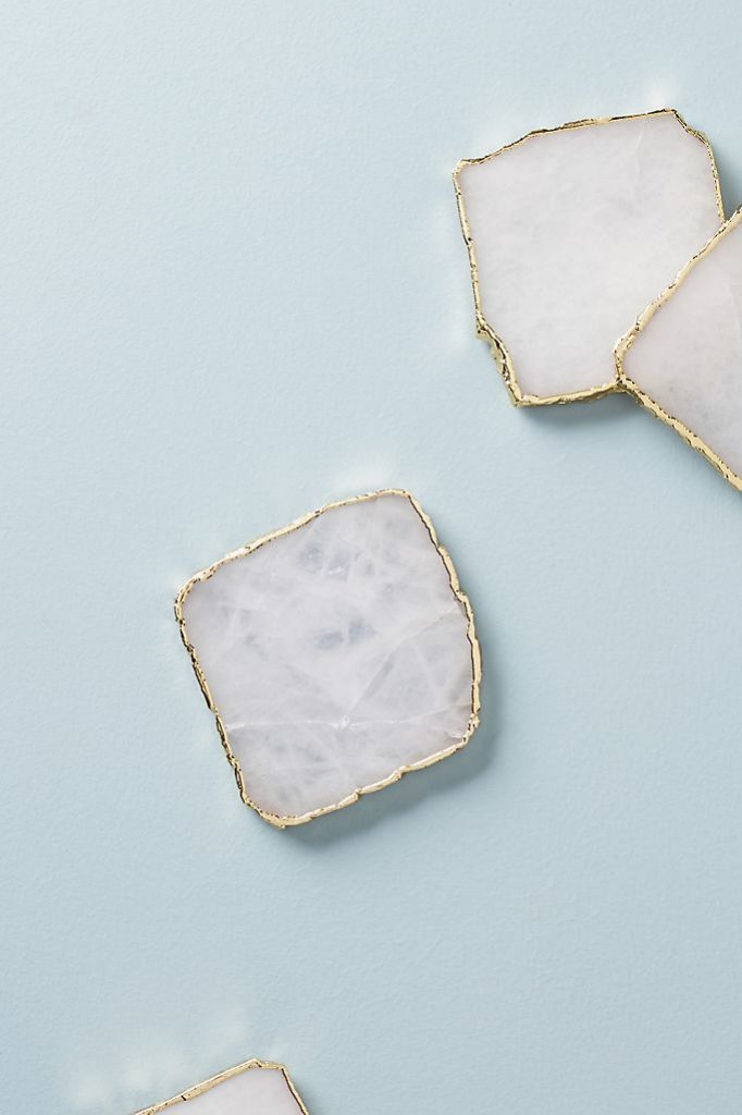 cool gifts for friends: agate coasters