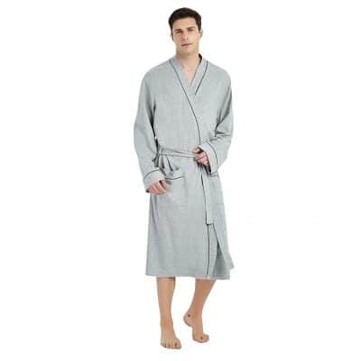 gifts for a first time dad: cotton robe for men