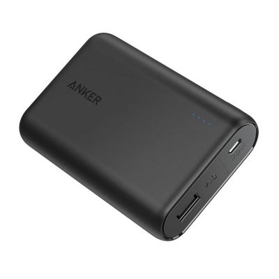 gift for a new daddy: black portable charger