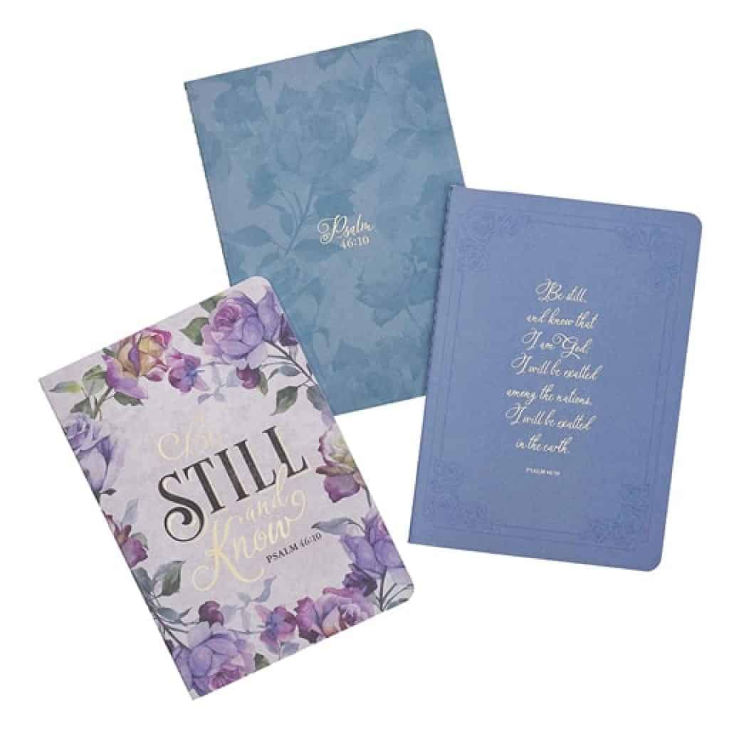 Purple notebook set - Christian gifts for women
