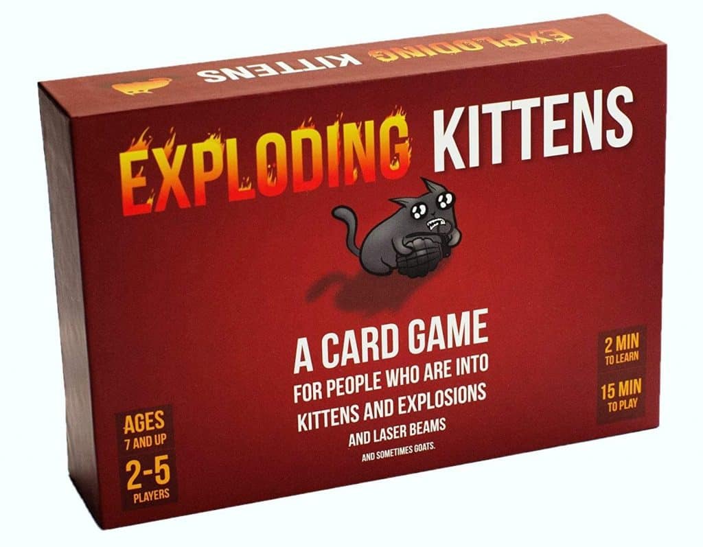 stocking stuffer ideas: exploding kittens card game