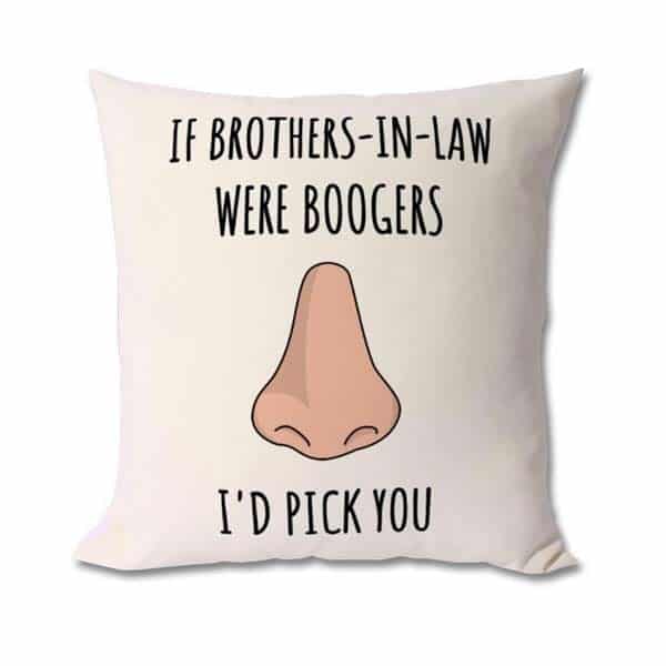 brother in law gift ideas: Funny cushion