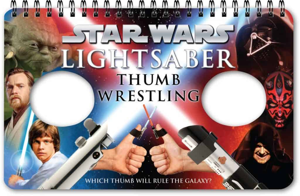 boy stocking stuffer: Star Wars Lightsaber Thumb Wrestling
