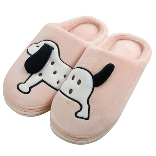Pink Dog Slippers